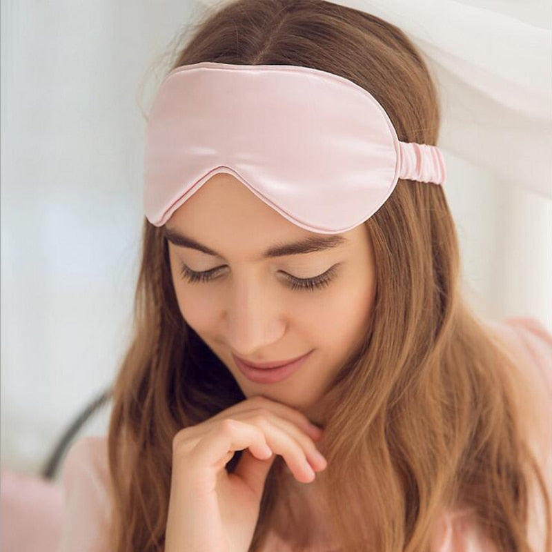 Mulberry Silk Sleep Eye Mask – 19 Momme Luxury Blackout Mask