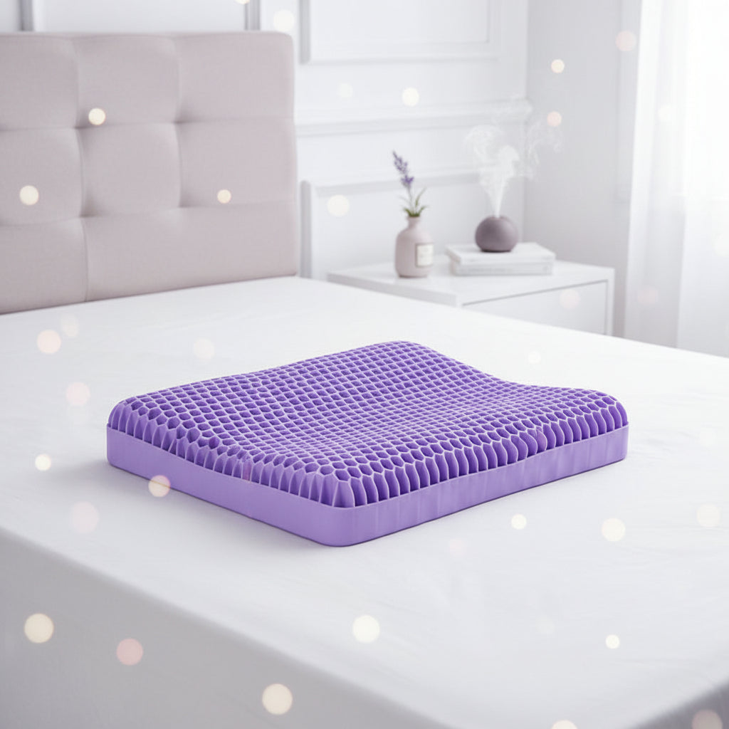 Purple Gel Honeycomb Pillow – Cooling Support for Better Sleep