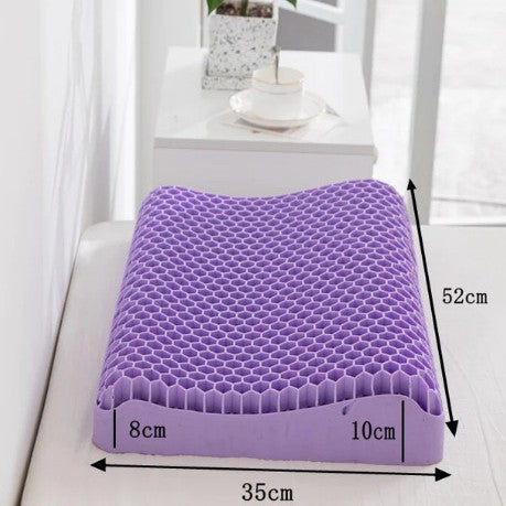 Purple Gel Honeycomb Pillow – Cooling Support for Better Sleep