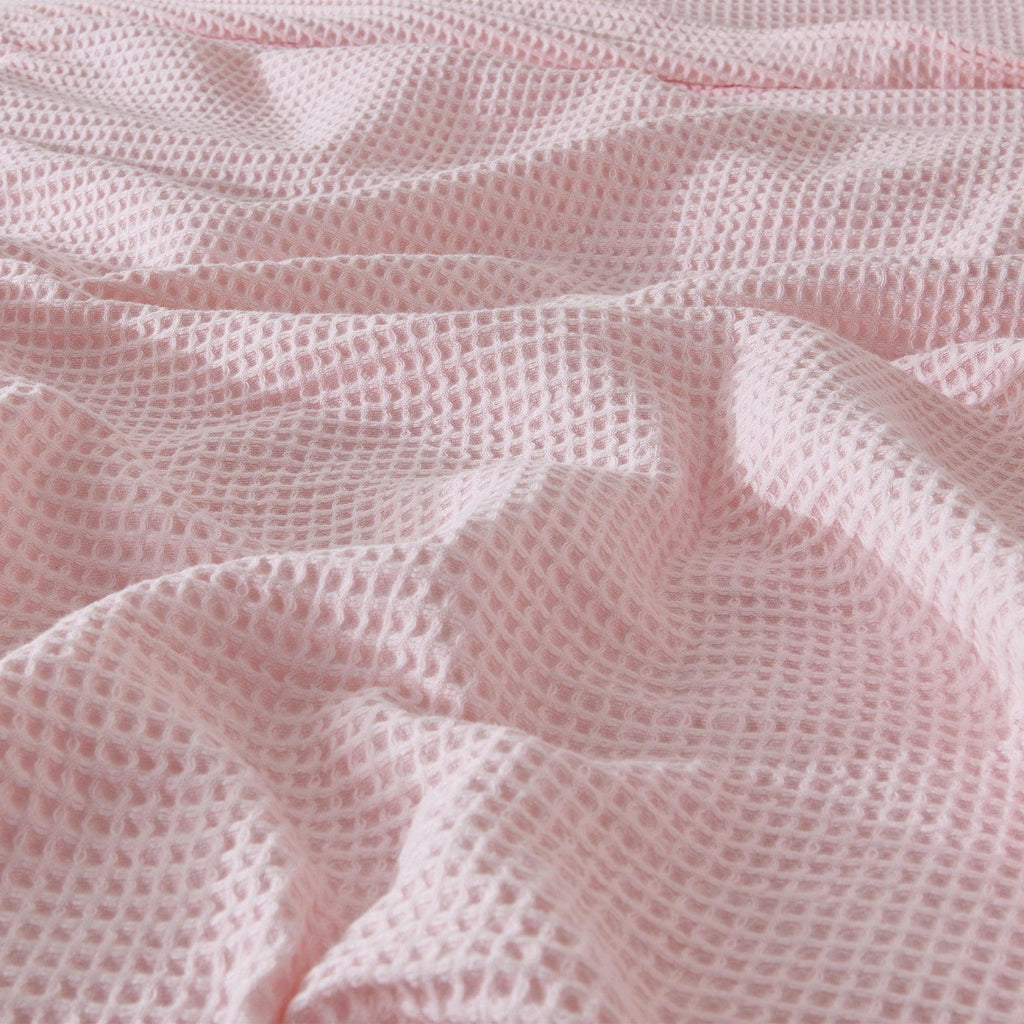 Cotton Waffle Weave Blanket – Soft, Breathable & Cozy