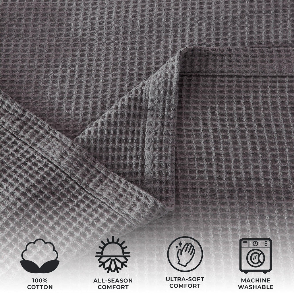 Cotton Waffle Weave Blanket – Soft, Breathable & Cozy