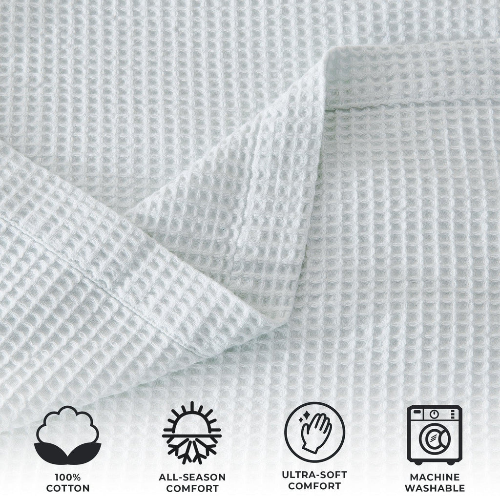 Cotton Waffle Weave Blanket – Soft, Breathable & Cozy