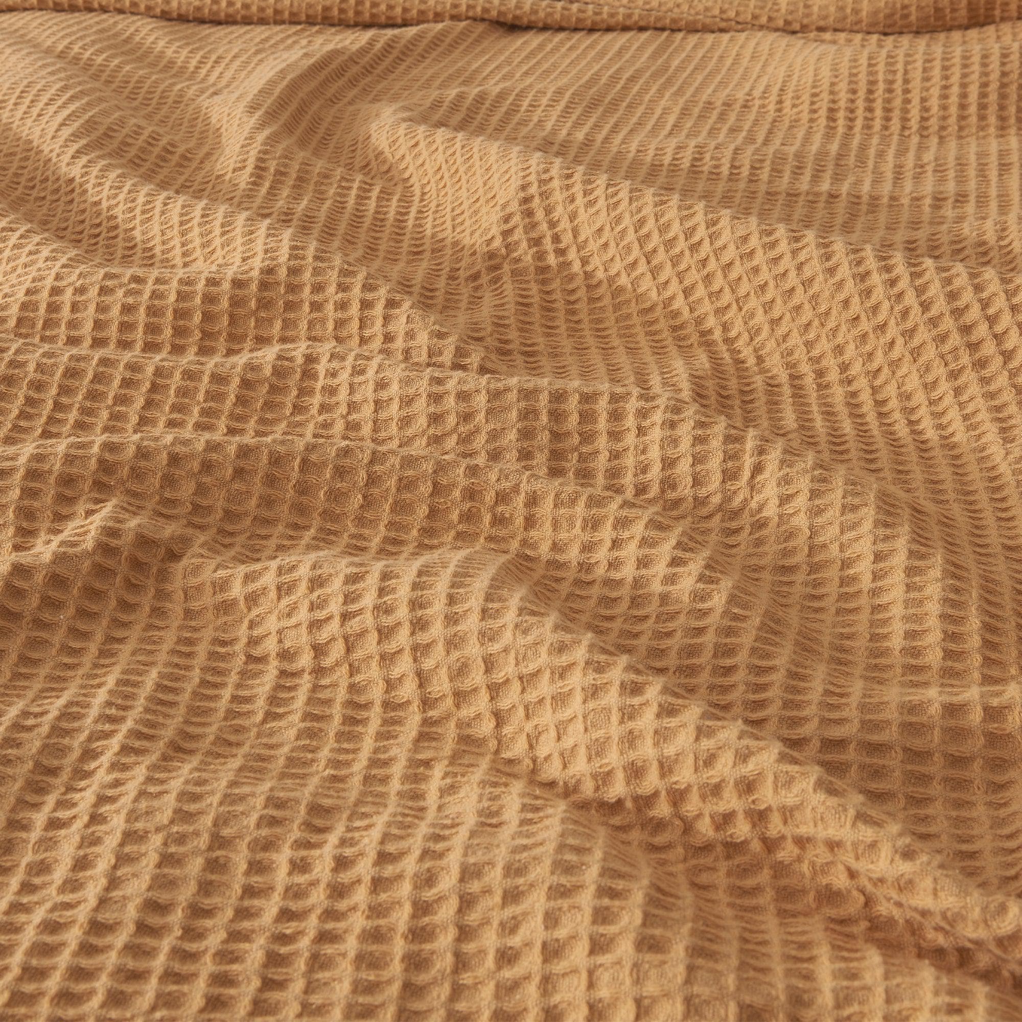 Cotton Waffle Weave Blanket – Soft, Breathable & Cozy